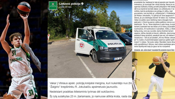 Sulaikytas galimai krepšininku Jokubaičiu apsimetinėjęs ir pinigus viliojęs asmuo