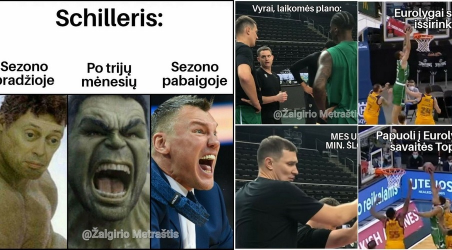 Geriausi memai: M. Schillerio planas ir pokalbis su teisėjais bei Šaro „Cheat day“ (FOTO)