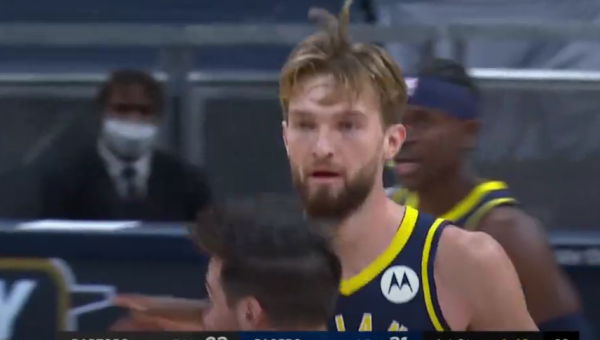 D. Sabonis po traumos sugrįžo su trenksmu: surinko trigubą dublį (VIDEO)