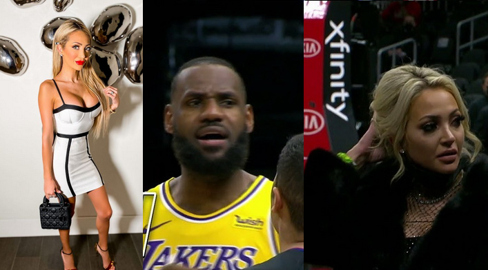 Su LeBronu apsižodžiavusi moteris: „Jis mane išvadino kale“ (FOTO) (VIDEO)