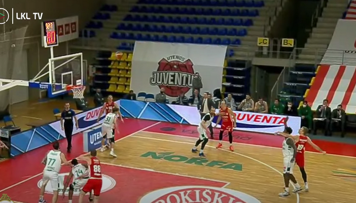 Lemiamas V. Kariniausko šūvis – gražiausias LKL savaitės momentas (VIDEO)