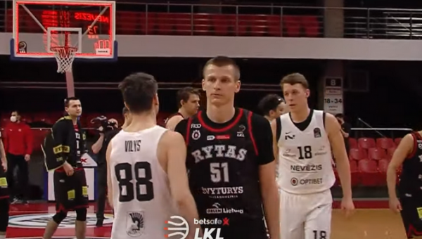 Be išvaryto M. Echodo „Rytas“ išvargo pergalę prieš kėdainiečius