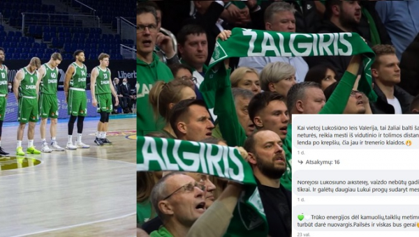 „Žalgirio“ fanai: „Tik Tavaresas ir Jankūnas stengėsi dėl „Žalgirio“. Gėda! Nei puolimo, nei gynybos“