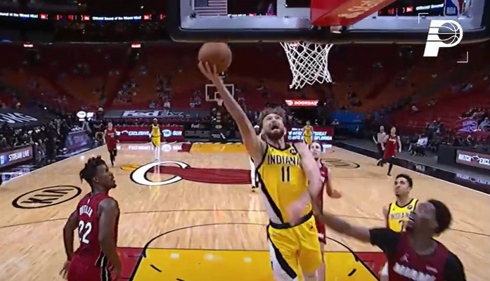 D. Sabonis dvigubu dubliu prisidėjo prie komandos pergalės prieš „Heat“ (VIDEO)