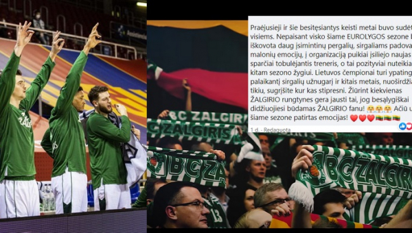 „Žalgirio“ fanas: „Viskas gerai, tik nesuprantu, kodėl žmonėms nepatinka S. Vasturia?“