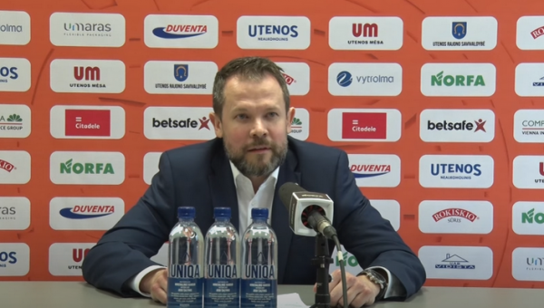 G. Žibėnas: „Fantastika dirbti su tokiais žaidėjais“ (VIDEO)