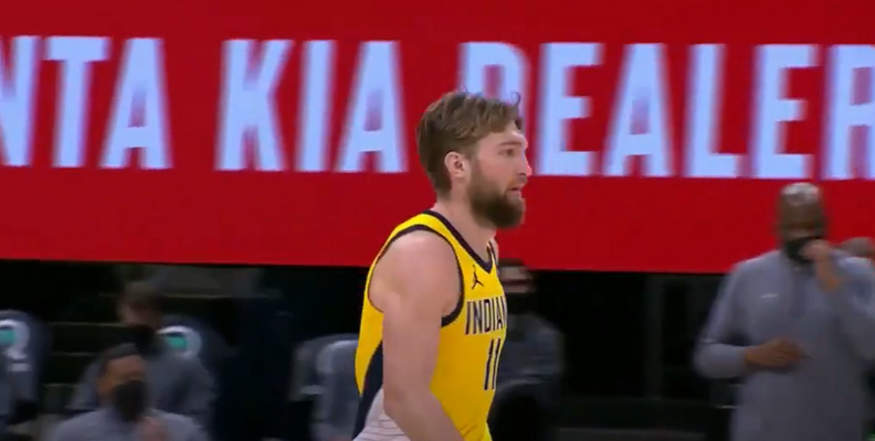 D. Sabonis trigubu dubliu prisidėjo prie „Pacers“ pergalės (VIDEO)