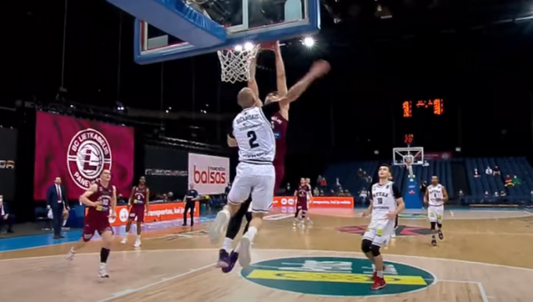 Gražiausias LKL pusfinalių epizodas – G. Masiulio dėjimas (VIDEO)