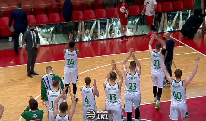 Sostinėje problemų neturėjęs „Žalgiris“ – per žingsnį nuo titulo