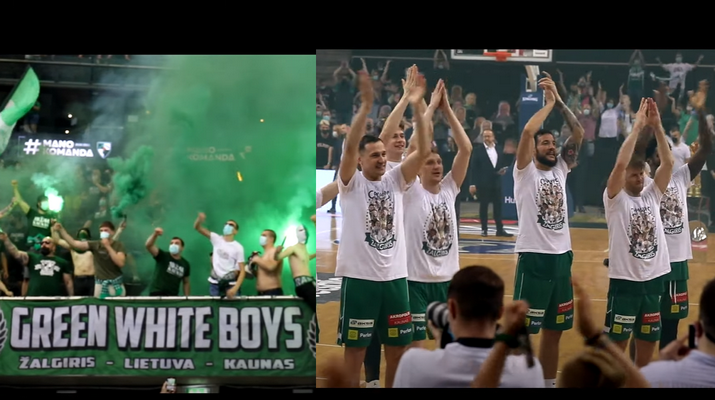 Pamatykite: lemiamos LKL finalo rungtynės „Green White Boys“ akimis (VIDEO)