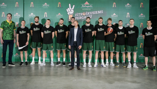 „Kalnapilis“ tapo generaliniu Lietuvos vyrų krepšinio rinktinės rėmėju