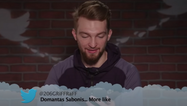 D. Sabonis skaitė pašiepiančius komentarus apie save (VIDEO)
