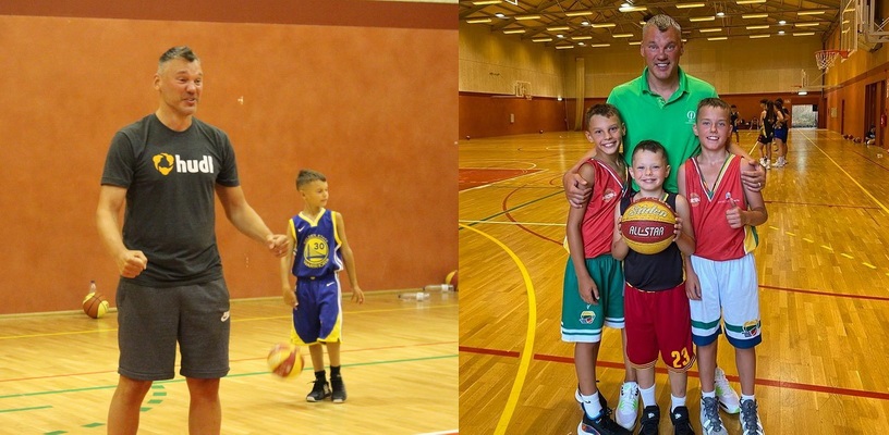 Šaras dalijasi žavinga akimirka: talentų stovykloje lavina sūnaus įgūdžius