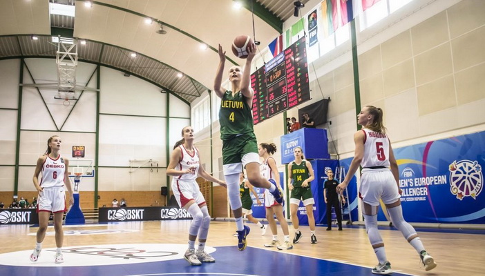 Aštuoniolikmetės lietuvės kovas FIBA Challenger turnyre baigė pergale prieš čekes