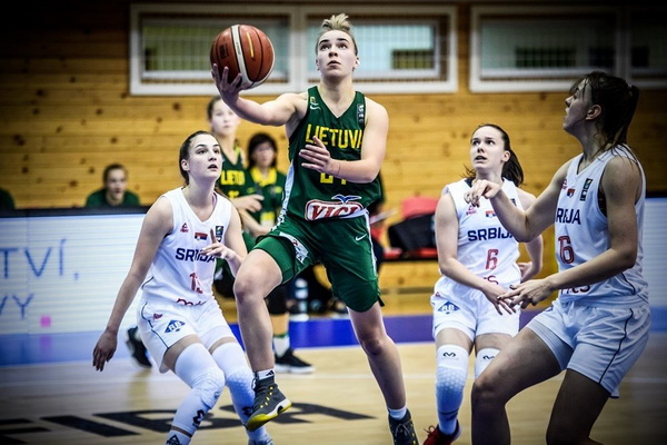 Lietuvos merginos antrą kartą laimėjo FIBA U21 Tautų lygos etapą