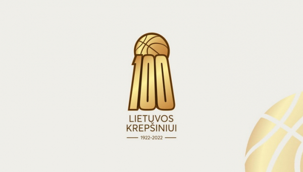 Lietuvos krepšinio šimtmečio jubiliejui įamžinti – specialus logotipas ir metai skirti krepšiniui