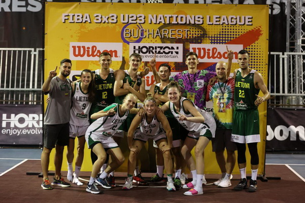 FIBA 3x3 Tautų lygos etape – Lietuvos jaunimo rinktinių dominavimas