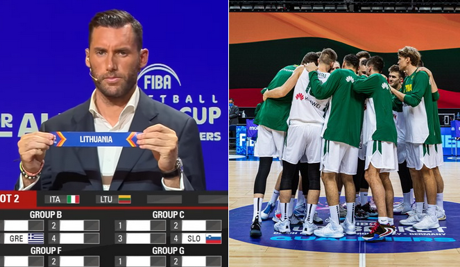 Lietuva sužinojo varžovus atrankoje į FIBA 2023 m. Pasaulio taurę