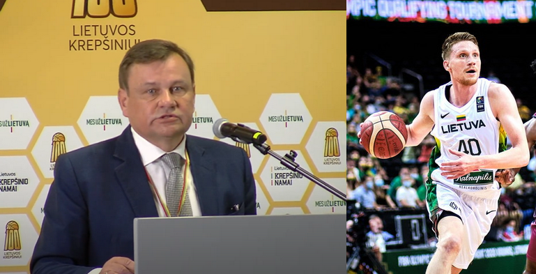 Pamatykite: M. Grigonio reakcija sužinojus, kad V. Gedvilas tapo LKF prezidentu