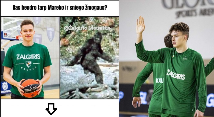 Krepšinis linksmai: ar žinote, kas bendro tarp M. Blaževičiaus ir sniego žmogaus?
