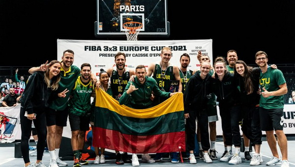 Lietuva bendrame FIBA 3×3 pasauliniame reitinge pakilo į pirmąją vietą