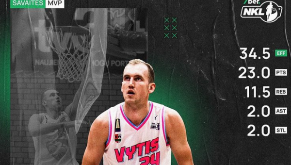 Antrosios NKL savaitės MVP – A. Pukelis (VIDEO)