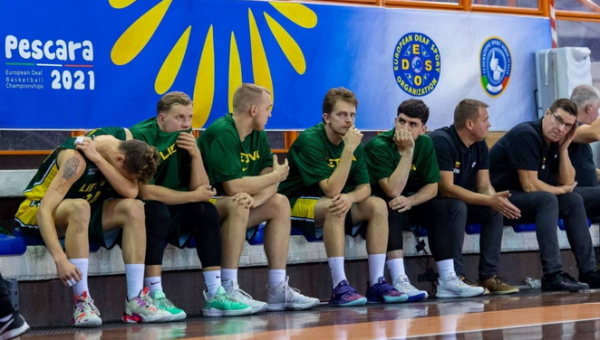 Koronavirusas eliminavo Lietuvos vyrus iš Europos kurčiųjų krepšinio čempionato