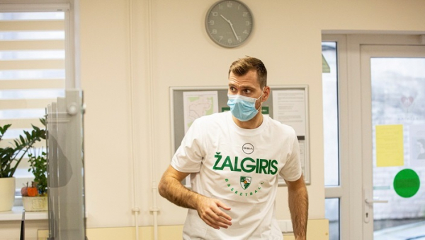 Z. Dragičius atvyko į Kauną ir sėkmingai praėjo medicinine patikra