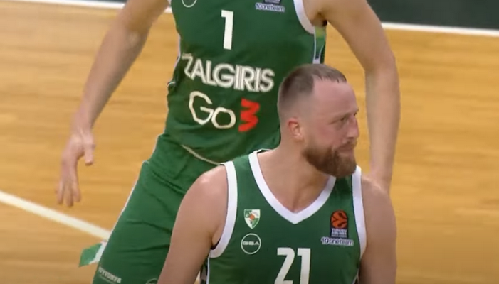 Pamatykite: įspūdingiausi M. Blaževičiaus ir A. Milaknio žaidimo epizodai prieš „Panathinaikos“
