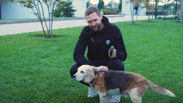 Gyvūnų prieglaudą aplankęs J. Strelniekas: „Tai sušildo širdį“ (VIDEO)