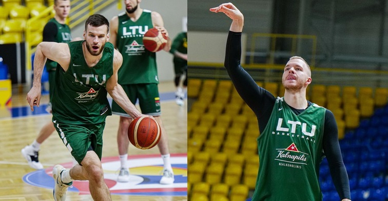 Lietuvos rinktinės treniruotė prieš rungtynes su čekais (FOTO)