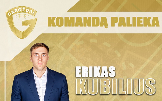 „Gargždus“ abipusiu susitarimu palieka vyr. treneris E. Kubilius