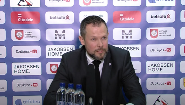 G. Žibėnas: „Puolime galėjome atrodyti geriau“ (VIDEO)