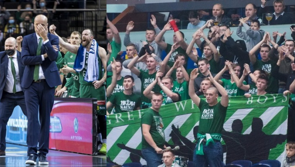 „Žalgirio“ fanų komentarai: „Liūdnas vaizdelis, nes tikra kankynė žiūrėti tą trenerio antakio glostymą“
