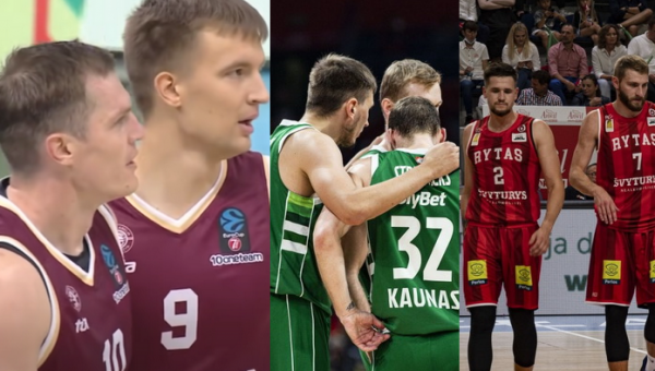 Kiek pergalių šią savaitę iškovos Lietuvos komandos Europos turnyruose? (Apklausa)