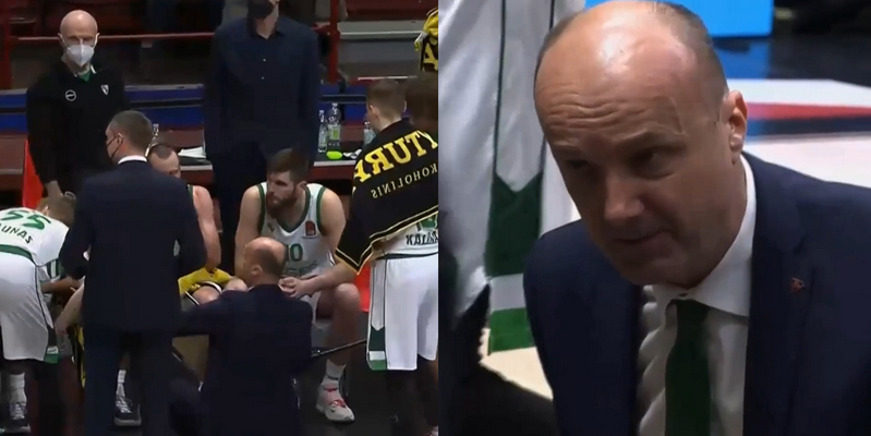 Išgirskite emocingus J. Zdovco nurodymus „Žalgirio“ krepšininkams (VIDEO)