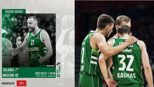 Ketvirtos pergalės belaukiant: „Žalgiris“ - „Maccabi“ (Tiesiogiai)