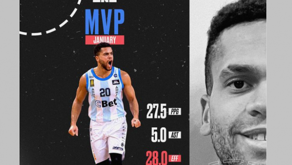 Sausio MVP laurus nuskynęs E. Lecomte‘as apie V. Šeškų: „Jis vienintelis toks“