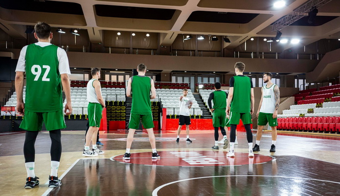 Pamatykite: „Žalgirio“ treniruotės akimirkos prieš rungtynes su „Monaco“ (FOTO)