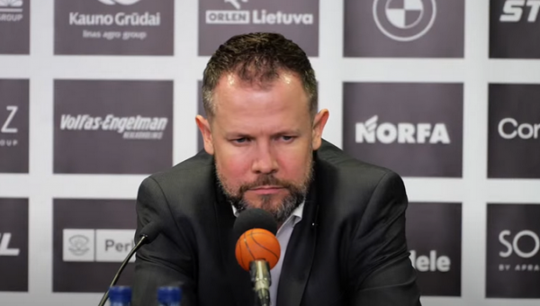 G. Žibėnas: „Jei kažkas galvoja, kad su septyniais žaidėjais laimėsime lengvai, tai man labai keista“ (VIDEO)