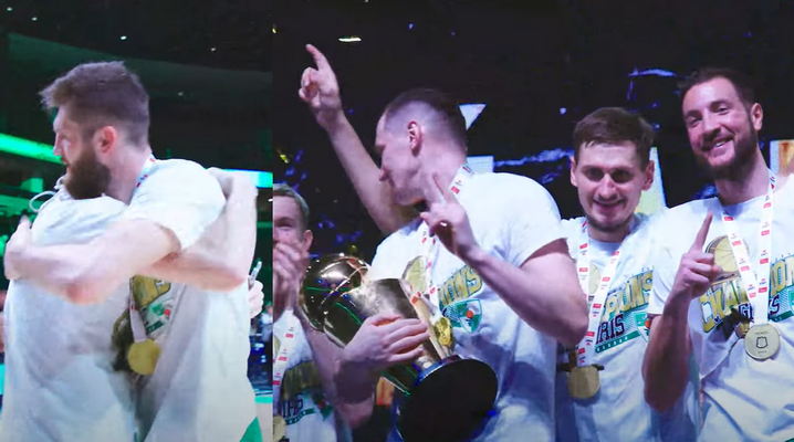 Pamatykite: žalgiriečių džiaugsmas tapus KMT čempionais! (VIDEO)