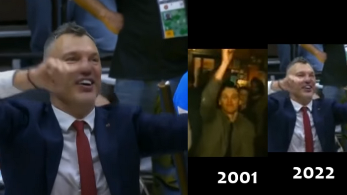 Šaro šokio judesiukai laimėjus Ispanijos taurę prieš du dešimtmečius ir dabar (VIDEO)