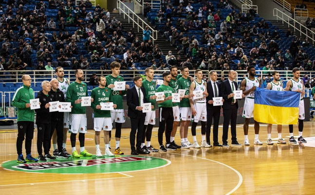 Pamatykite: emocinga „Žalgirio” ir „Panathinaikos” žinutė bei palaikymas Ukrainos žmonėms