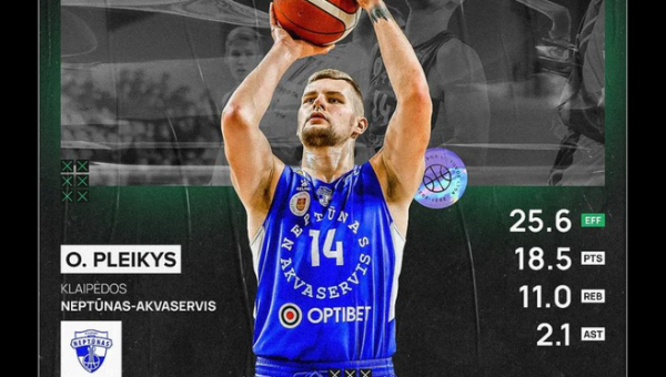 NKL vasario mėnesio MVP – O. Pleikys (VIDEO)