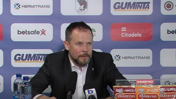 G. Žibėnas: „Pirmą rungtynių pusę nusprendėme pasivaikščioti kaip parke“ (VIDEO)