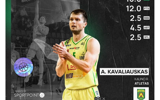 NKL savaitės MVP – A. Kavaliauskas (VIDEO)