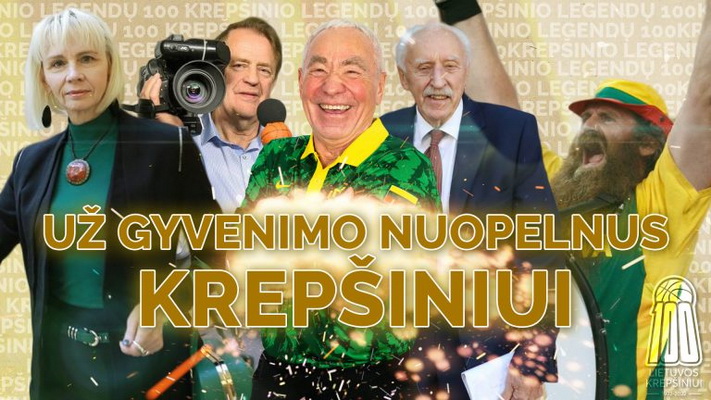 Penkiolikai asmenų LKF apdovanojimas „Už gyvenimo nuopelnus krepšiniui“