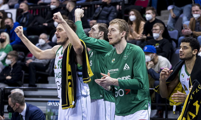 Klaipėdoje – visus kėlinius laimėjusio „Žalgirio“ triumfas