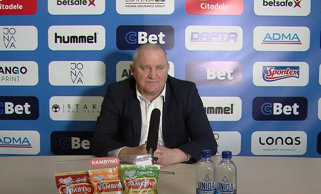 V. Šeškus: „Sezono pradžioje mūsų tikslas buvo atkrintamosios“ (VIDEO)