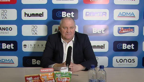 V. Šeškus: „Sezono pradžioje mūsų tikslas buvo atkrintamosios“ (VIDEO)